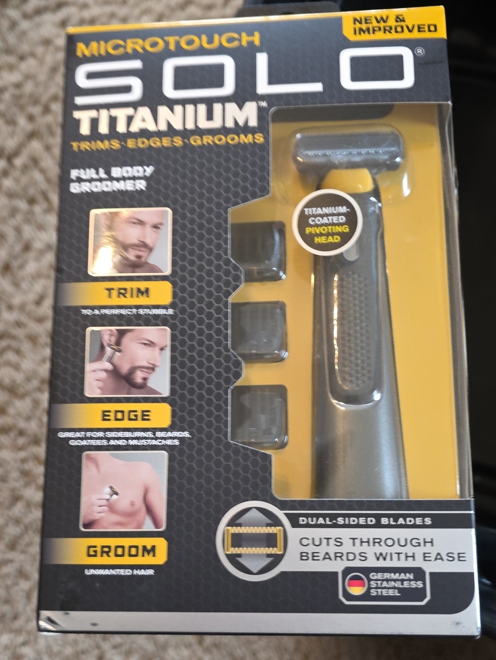 SOLO Titanium Men's Groomer - Gray